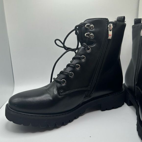 DUNES Women's Lace up Boot 8 BLACK - Picture 7 of 7